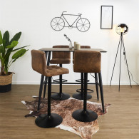 CHAISE DE BAR REGLABLE DOWNTOWN