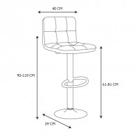 CHAISE DE BAR REGLABLE DOWNTOWN