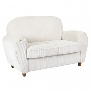 Canapé Club Côtelé SCOTT Beige