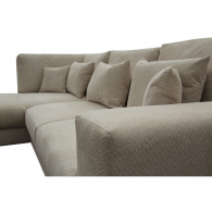 Canapé d'angle Tine - Beige