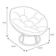 Fauteuil CANCUN D'extérieur