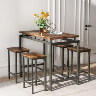 SET DE BAR NIMES + 4 Tabourets