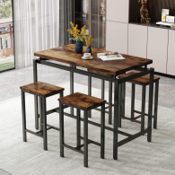 SET DE BAR NIMES + 4 Tabourets