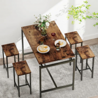 SET DE BAR NIMES + 4 Tabourets