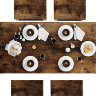 SET DE BAR NIMES + 4 Tabourets