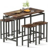 SET DE BAR NIMES + 4 Tabourets