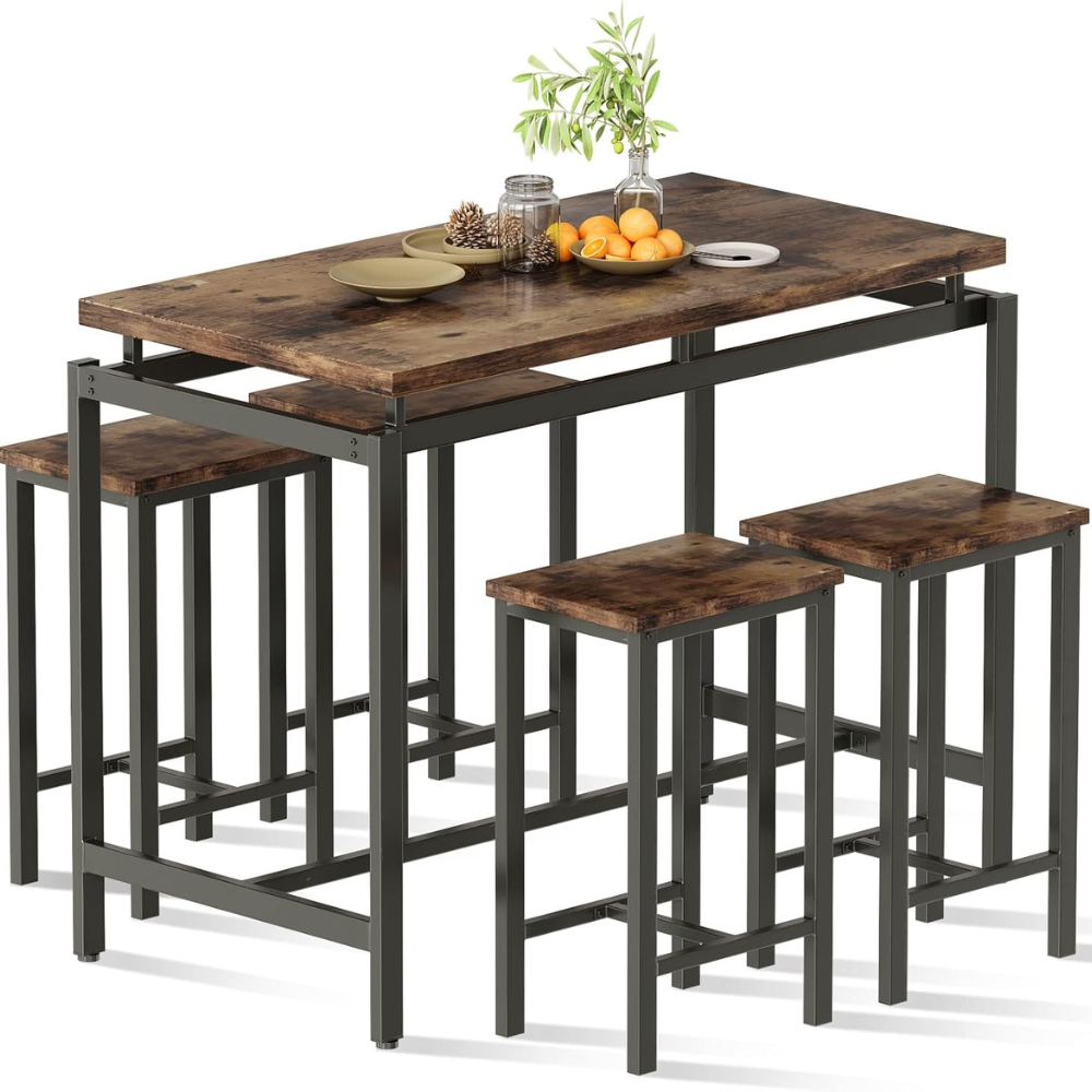 SET DE BAR NIMES + 4 Tabourets