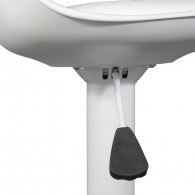 TABOURET DE BAR ISAK BLANC