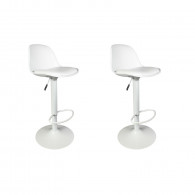 TABOURET DE BAR ISAK BLANC