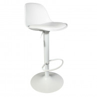 TABOURET DE BAR ISAK BLANC
