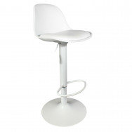 TABOURET DE BAR ISAK BLANC