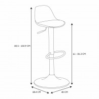 Tabouret de bar ISAK