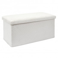 Coffre Banc Pliable Côtelé