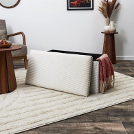 Coffre Banc Pliable Côtelé