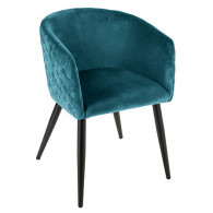 Fauteuil velour Marlo