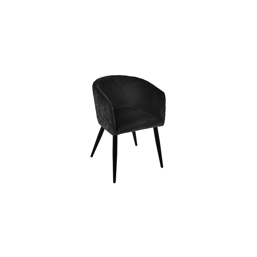 Fauteuil velour Marlo