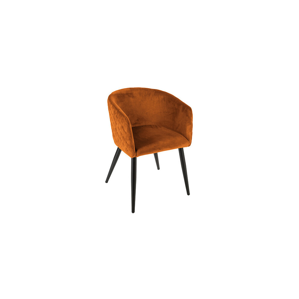 Fauteuil velour Marlo