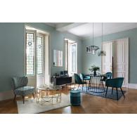 Fauteuil velour Marlo