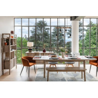 Fauteuil velour Marlo