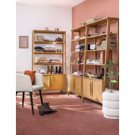 Fauteuil velour Marlo