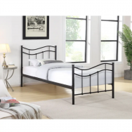 Lit Métal Odette 1 personne 90 x 200 cm