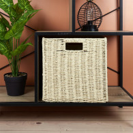Cube de rangement tresse pliable