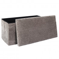 Coffre Banc Pliable Côtelé