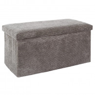 Coffre Banc Pliable Côtelé