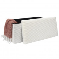 Coffre Banc Pliable Côtelé