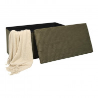 Coffre Banc Pliable Côtelé