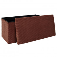 Coffre Banc Pliable Côtelé