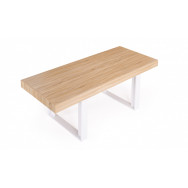 TABLE A MANGER BRIXTON EXTENSIBLE 160-200CM BOIS ET NOIR