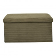 Coffre Banc Pliable Côtelé