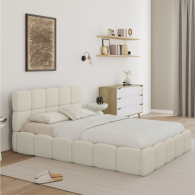 Lit Coffre BUBBLE 140x200cm avec sommier