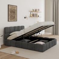 Lit Coffre BUBBLE 140x200cm avec sommier