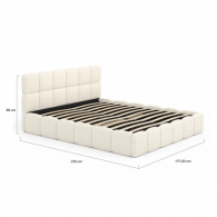 Lit Coffre BUBBLE 160x200cm avec sommier