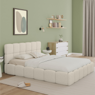 Lit Coffre BUBBLE 160x200cm avec sommier
