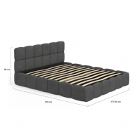 Lit Coffre BUBBLE 160x200cm avec sommier