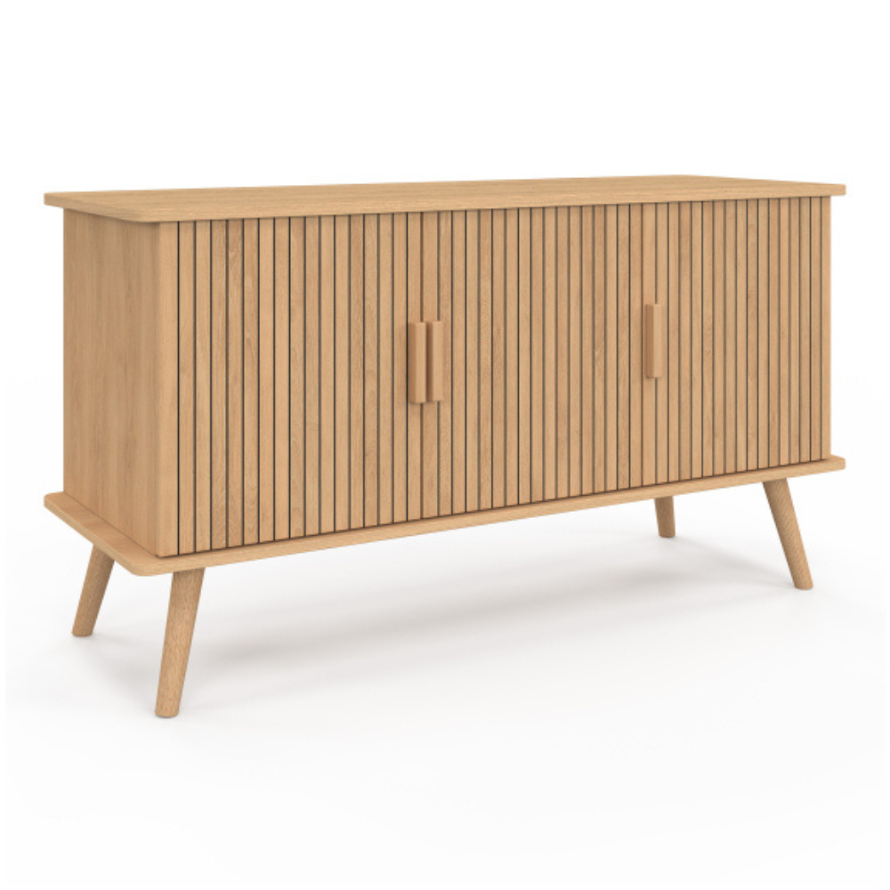 Buffet FAUSTINE 3 Portes Effet Lattes