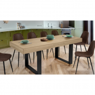 Table à Manger BRIXTON Extensible 160-200cm