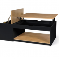 Table Basse ELINA Relevable + Coffre