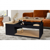 Table Basse ELINA Relevable + Coffre