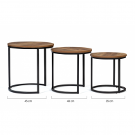 Table Basse Ronde Gigogne ELIZE