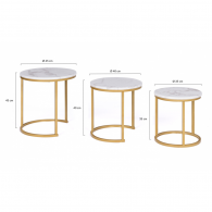 Table Basse Ronde Gigogne ELIZE