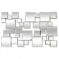 Déco murale Jandira miroir 60 x 38 cm