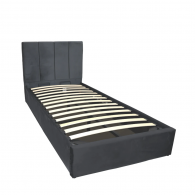 Lit coffre 120 x 200 cm Dubaï avec sommier