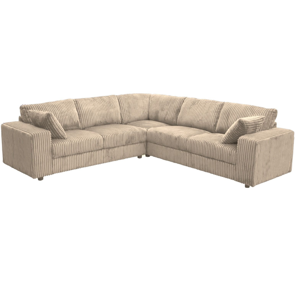 Canapé Réversible Magda velours Beige