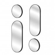 Miroir déco rond et ovale VERSA