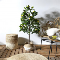 Plante artificielle citronnier