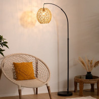 Lampadaire arc naturel RAAHE